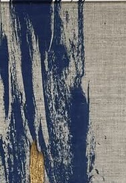 «Memorias Visibles III», cianotipia sobre lino de Sara Tana